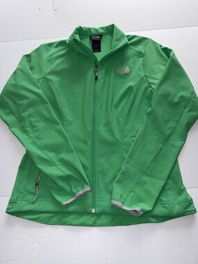 The North Face Women's Bright Green Softshell Jacket
